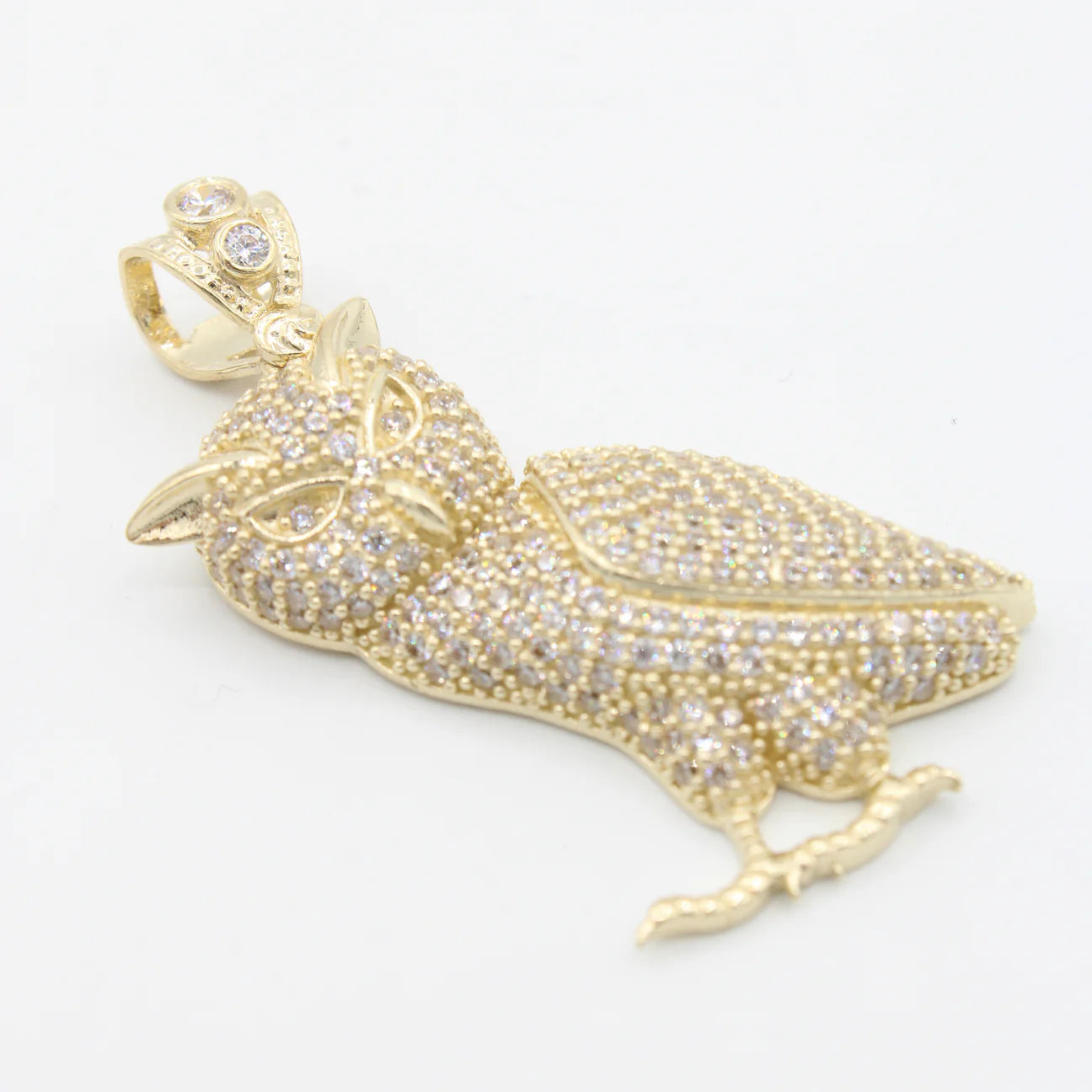 14k Owl Pendant