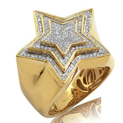 3-TIERED STAR RING