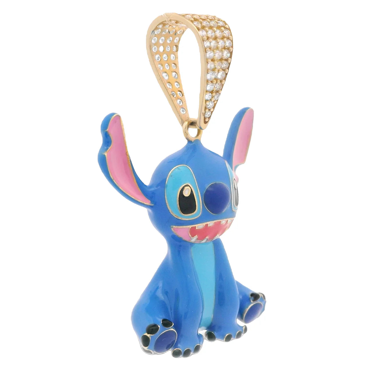 14K Stitch Pendant (1.8” Inches)