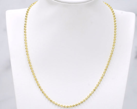Moon Cut Chain 16inch/3MM/10.9Grm