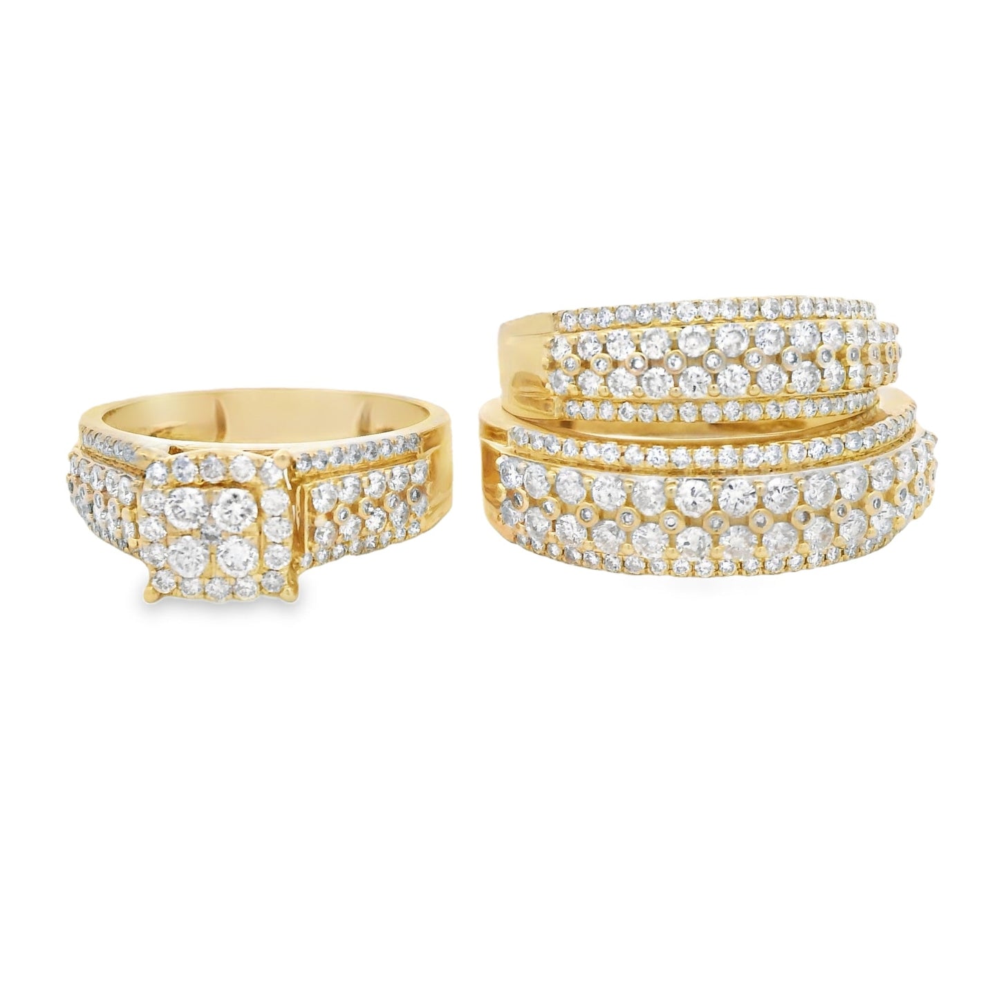 14k Trio Set Diamond