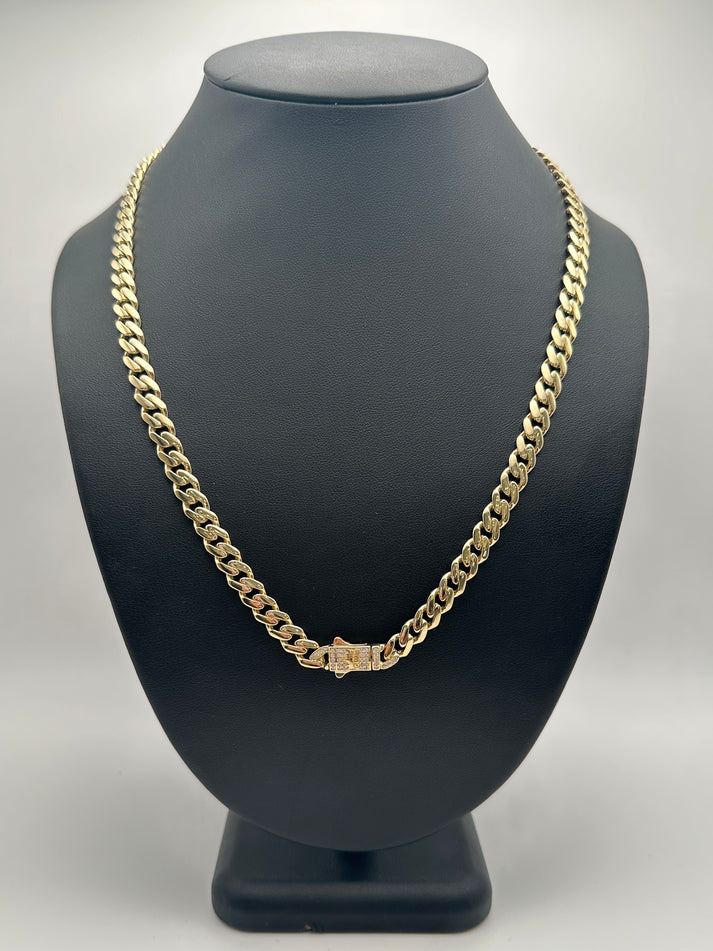 Monaco Semi Solid Chain 22 Inch 7MM