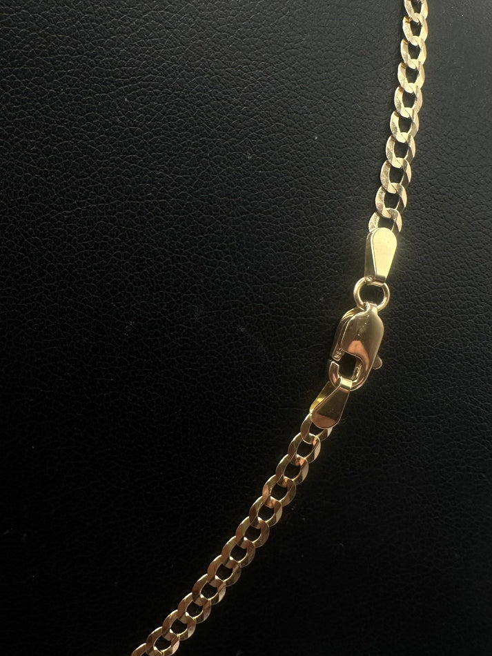 14K Cuban Cut Chain