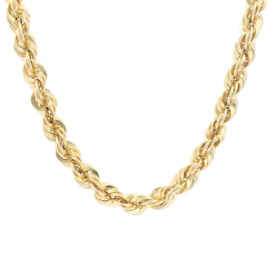 14K Hollow Rope Chain (6MM / 26” inches)