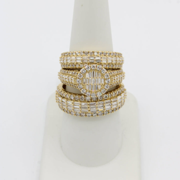 14K  Trio Set Diamond Rings