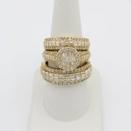 14K  Trio Set Diamond Rings