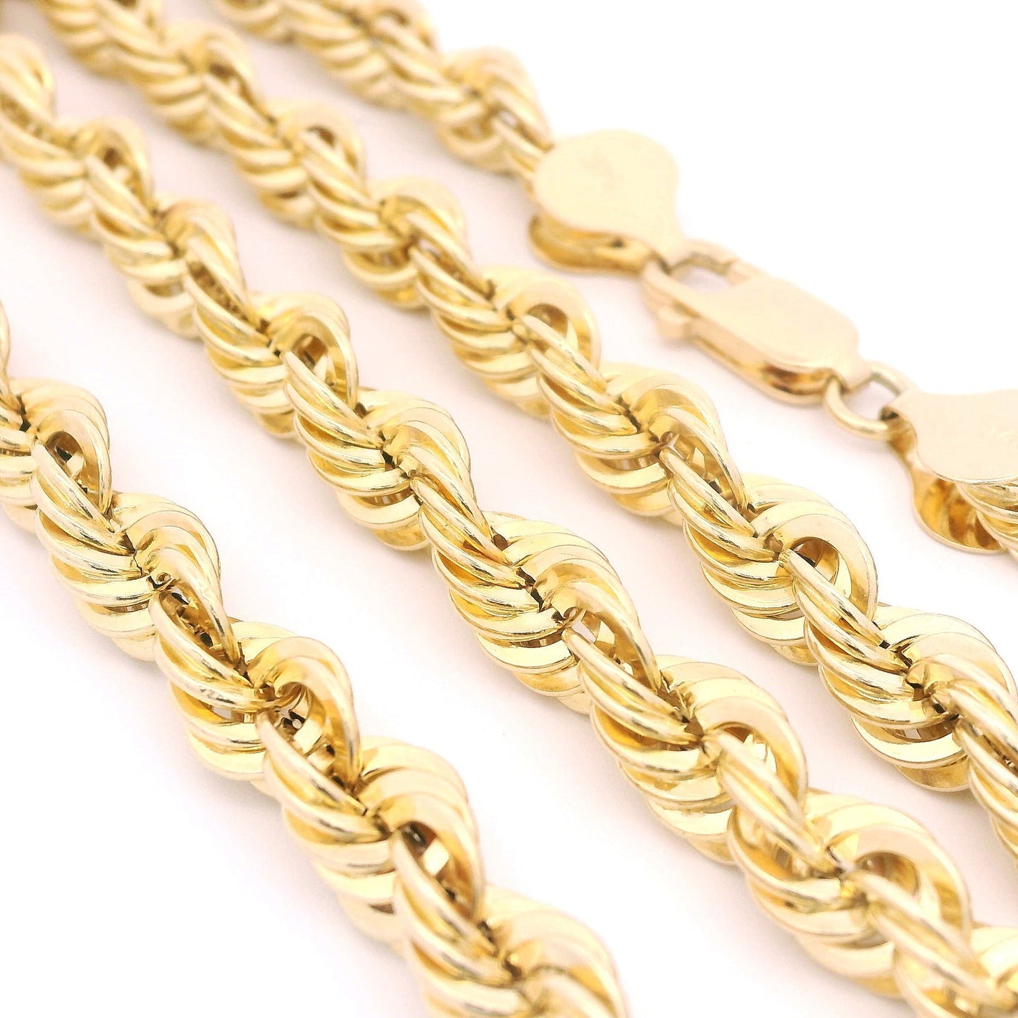 14K Hollow Rope Chain (6MM / 26” inches)