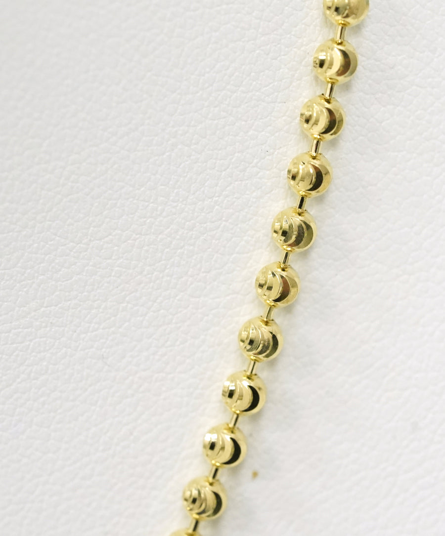 Moon Cut Chain 16inch/3MM/10.9Grm