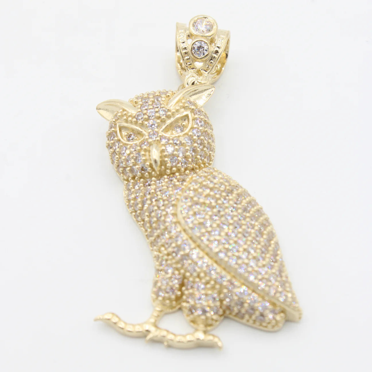 14k Owl Pendant