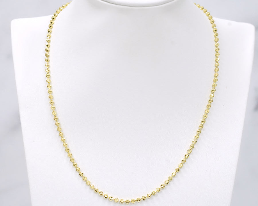 Moon Cut Chain 16inch/3MM/10.9Grm
