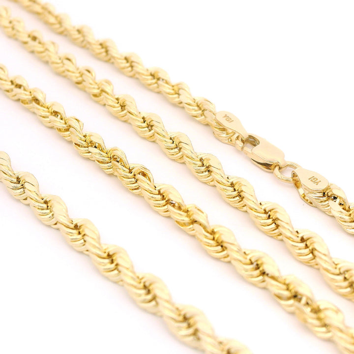 14K Hollow Rope Chain (3MM / 18” inches)