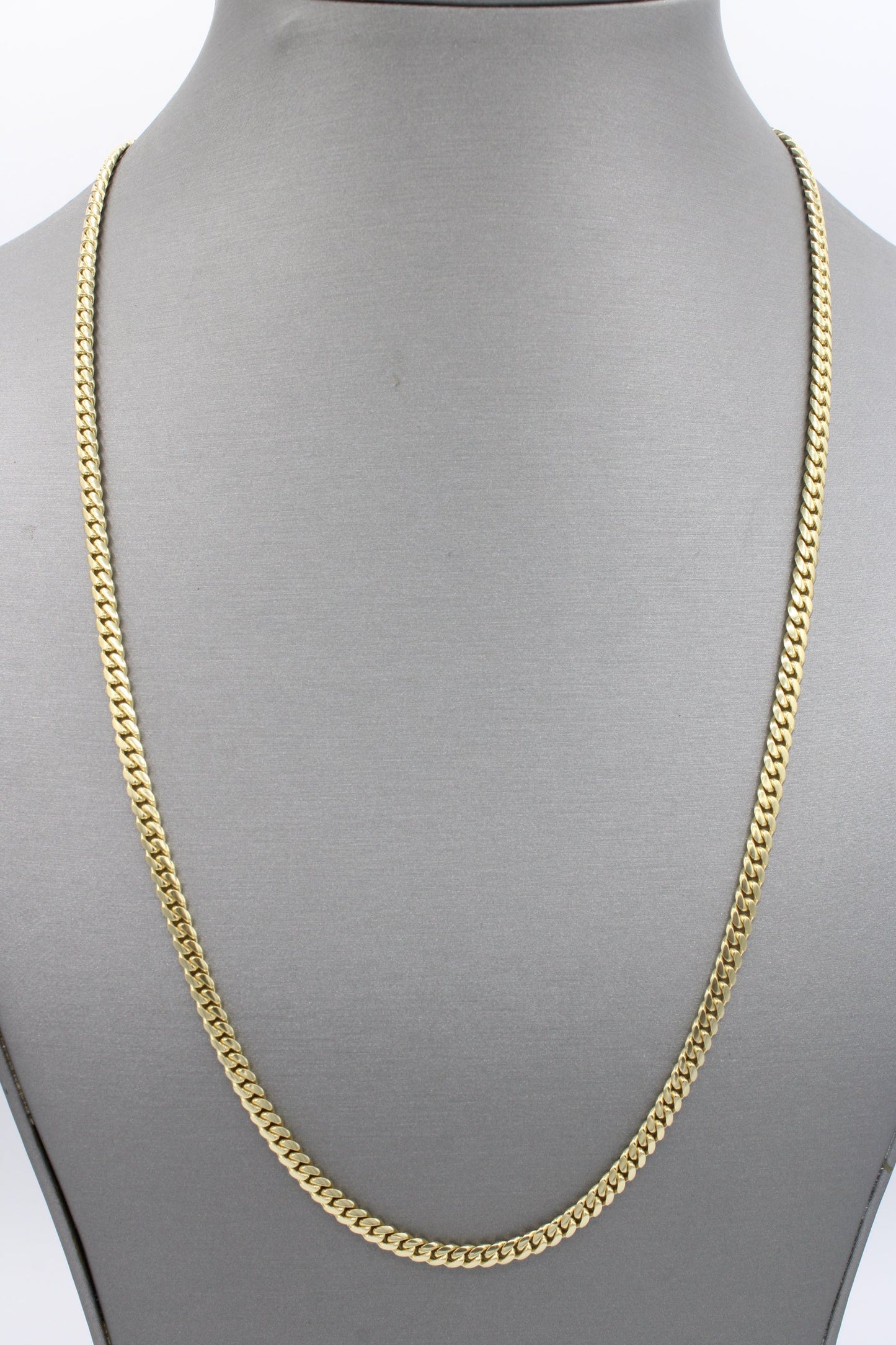 14k Cuban Miami SOLID Chain (3.8MM / 26” inches)