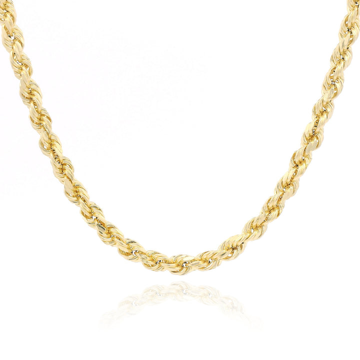 14K Hollow Rope Chain (3MM / 18” inches)